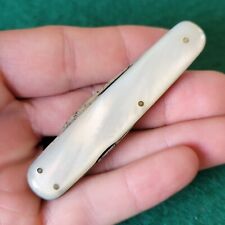 Old Antique 1800s Era Wostenholm IXL Pearl Gents Pen Folding Pocket Knife picture