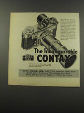 1955 Zeiss Contax Camera Ad - The Incomparable Contax picture