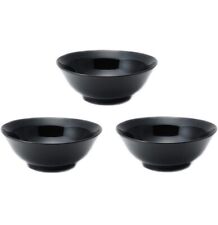 Ramen bowl  Japanese ramen bowl Mino ware black set of three picture