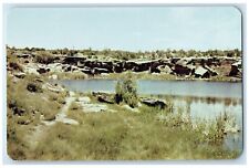 c1960 City Of Natural Lakes Lake Scene Santa Rosa New Mexico NM Vintage Postcard picture