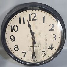 Antique International Business Machines Industrial Wall Clock 21