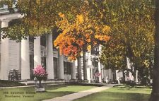 The Equinox House Manchester VT Albertype Hand-Colored Postcard A644 picture