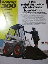 Bobcat 300-310-313-M371 Skid-Steer Loaders Sales/Specification Brochures 4 items picture