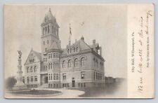 City Hall Williamsport Pennsylvania c1907 Antique Postcard picture