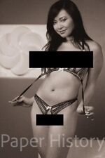 Artistic Nude Asian Woman Lingerie Vintage 4x6 Photo Reprint picture