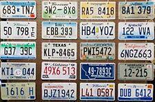 Large lot colorful of 20 old license plates - bulk - many states - low shipping picture