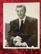 Robert Mitchum CERTIFIED Signed autographed  10x8”  photo +  COA picture