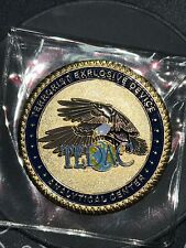 VERY RARE - FBI Terrorist Explosive Device Analytical Center TEDAC Coin picture