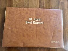 VINTAGE St. LUIS DISPATCH NEWSPAPER FROM DECEMBER 19 1937 WITH CERTIFICATE picture
