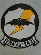 1960s 70s USMC Marine VMA(AW) 242 Aviation Patch L@@K picture