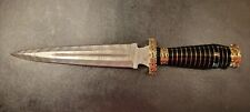 Baba Knives Damascus Hunting Combat Dagger Resin and Brass Handle- BS1759 picture