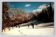 Wilmington VT-Vermont, Canyon Run, Mount Snow, Antique Vintage Souvenir Postcard picture