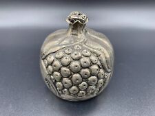 Antique Italy Florence .800 Silver Pomegranate Table Zippo Lighter Match Holder picture
