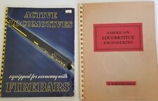 Lot of 2 Vintage Locomotives Books ( Active Locomotives FIREBARS & Engineering) picture