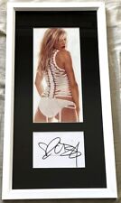 Cameron Diaz autograph autographed signed custom framed with sexy Maxim photo picture