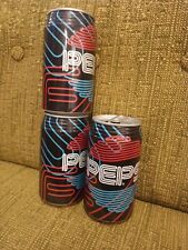 Vintage Pepsi Sex Cool neon 1990 90s Soda 12 Oz Can Open Empty Lot Prop Display  picture