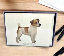 Jack Russell Terrier Dog Natural White Crane & Co Note Cards/Envelopes 4