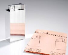 Vintage 1950's MCM Art Deco - PETITE Perfume Atomizer Aluminum Lighter - USA #1 picture