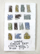 Wade Tea Figures Circus Set of 14 Figurines Missing White Poodle No Chips VTG picture