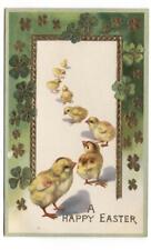 Postcard A Happy Easter Little Chicks  picture