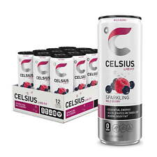 CELSIUS Sparkling Wild Berry, Functional Essential Energy Drink 12 fl oz Can picture