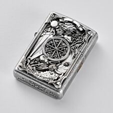 Zippo Lighter Wheel of Fortune Silver EMB Windproof  New In Box picture