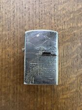 Beautiful Antique Japan Sterling Silver Lighter Engraved Unbranded picture