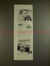 1961 Zeiss Contaflex Super Camera Ad - Sure to be Nice picture