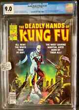 Marvel- Deadly Hands of Kung Fu #22 (1976) CGC 9.0 Universal 1st Jack of Hearts picture
