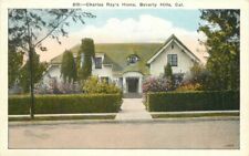 Beverly Hills California Charles Ray Home Kashower Postcard 21-13577 picture