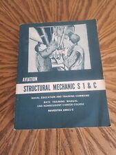 Aviation Structural Mechanic S 1 & C 1963 Navy Training Course NAVPERS 10311 picture