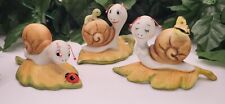Vintage HOMCO Hand Painted Ceramic Figurine 3 Pc Set #8902 Made in Taiwan 2