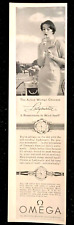 Omega Ladymatic Watch Original 1957 Vintage Print Ad picture
