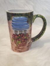 SONOMA Life + Style Paris Café With Floral Tall Coffee Mug 18 Oz picture