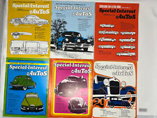 Lot of 6 1972-73 Special Interest Autos Magazines Set picture