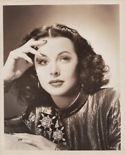HOLLYWOOD BEAUTY HEDY LAMARR STYLISH POSE STUNNING PORTRAIT  1940s Photo C28 picture
