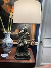 Antique Inspired French Lamp by Charles Auguste Lebourg Le Travail picture