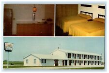 c1950's Shelby Motor Lodge Room View Shelby Iowa IA Vintage Postcard picture