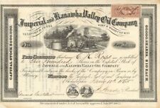 Imperial and Kanawha Valley Oil Co. - Stock Certificate - Oil Stocks and Bonds picture