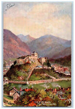 1907 The Pyrenees The Fort Lourdes Lourdes France Oilette Tuck Art Postcard picture