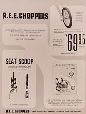 1970 AEE A E E Choppers Parts Ad Seat Scoop Narrow Wheel picture