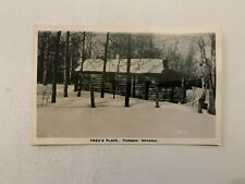1957 Fred's Place Morson Ontario Canada Real Photo Postcard picture
