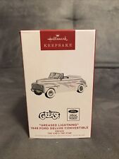 2022 Hallmark Greased Lightning 1948 Ford Deluxe Convertible Grease Car Ornament picture