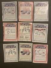 52216 9 Different Rare Early Bordens  Labels and coupons Nice Collection See Pic picture