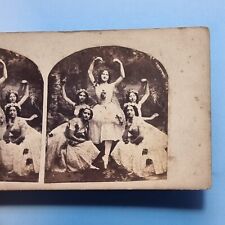 Victorian Theatre Stereoview 3D C1855 Real Photo Midsummer Nights Dream Ballet picture