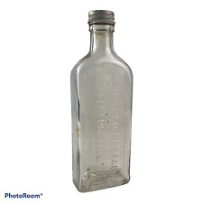 Vintage Furst-McNess Co Collectible Clear Glass Bottle picture