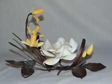 Boehm Porcelain Bronze Flower Princess Diana Rose With Daffodils picture