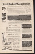 1920CONN MUSICAL INSTRUMENT SOUSA MARCHING JACKIE BAND NAVY ELKHART AD 9946 picture