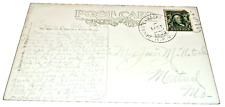 1910 DENVER NORTHWESTERN & PACIFIC DENVER & STEAMBOAT SPRINGS RPO POST CARD picture