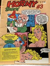 HORNY TOONS .# 3 SCARCE ORIGINAL 1ST PRINTING OF HORNY TOONS ISSUE # 3. picture